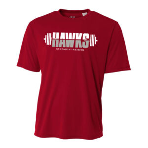 SH Strength Conditioning Adult Cooling Performance Tshirt -Cardinal