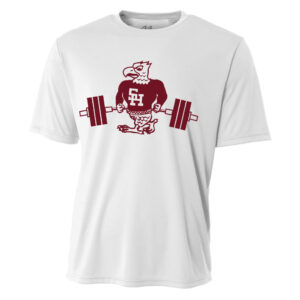 SH Strength Conditioning Adult Cooling Performance Tshirt-White