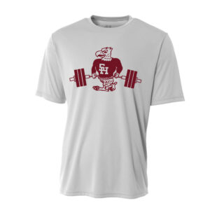 SH Strength Conditioning Adult Cooling Performance Tshirt-Silver