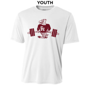 SH Strength Conditioning YOUTH Cooling Performance Tshirt-White