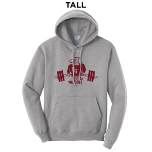 SH Strength Conditioning Tall Fleece Hooded Sweatshirt-Athletic Heather