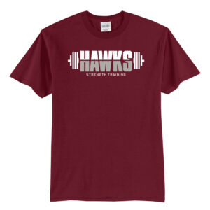 SH Strength Conditioning Unisex Short Sleeve Tee-Cardinal
