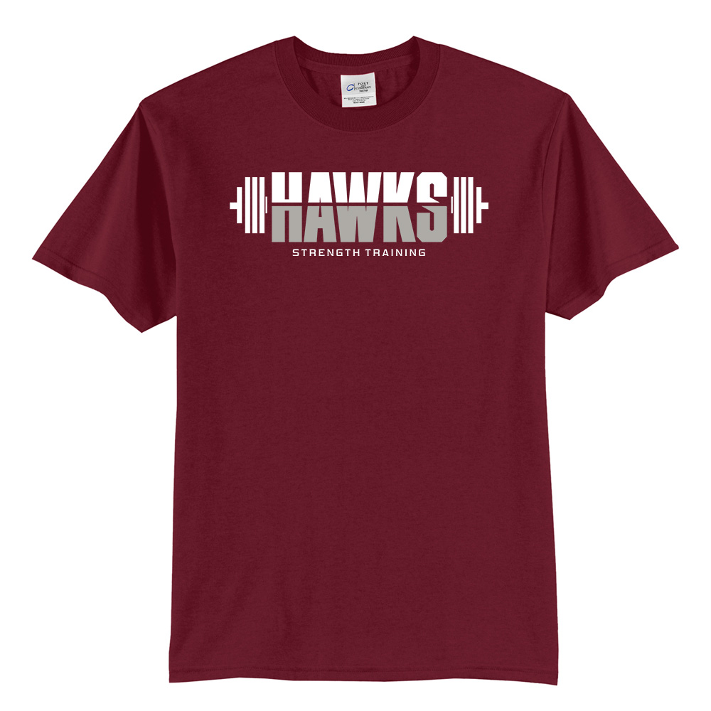 SH Strength Conditioning Unisex Short Sleeve Tee-Cardinal