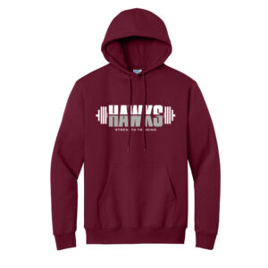 SH Strength Conditioning Unisex Fleece Hooded Sweatshirt-Cardinal