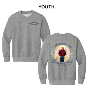 Samuel Youth Fleece Crewneck Sweatshirt-Athletic heather