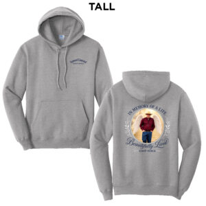 Samuel Tall Fleece Hooded Sweatshirt-Athletic Heather