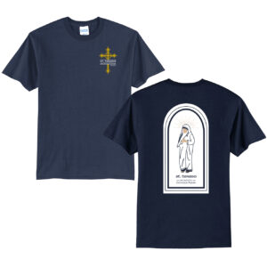 St Teresa of Calcutta Parish Unisex Short Sleeve Tee-navy