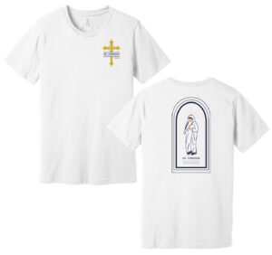 St Teresa of Calcutta Parish Unisex Premium Short Sleeve Tee-White
