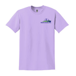 Skyline Unisex Short Sleeve Tee-Orchid