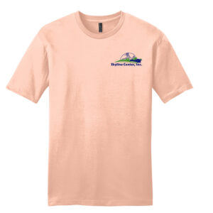 Skyline Unisex Premium Short Sleeve Tee-Dusty Peach