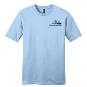 Skyline Unisex Premium Short Sleeve Tee-Ice Blue