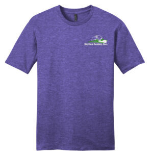 Skyline Unisex Premium Short Sleeve Tee-Heather Purple