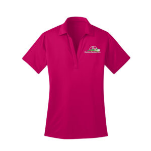 Skyline  Port Authority Ladies Silk Touch Performance Polo-Pink Raspberry
