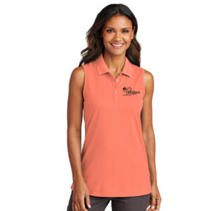 The Bridges at Ankeny Port Authority Ladies Dry Zone UV Micro Mesh Sleeveless Polo-Coral Splash