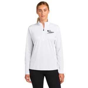 The Bridges at Ankeny Sport-Tek Women’s Micropique Sport-Wick 1/4-Zip-White