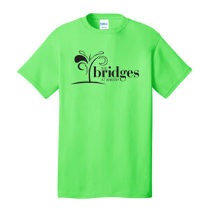 The Bridges at Ankeny Unisex Short Sleeve Tee-Neon Green