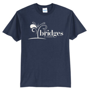 The Bridges at Ankeny Unisex Short Sleeve Tee-Navy