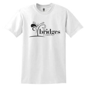 The Bridges at Ankeny Unisex Short Sleeve Tee-White
