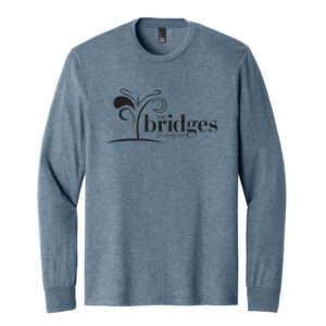 The Bridges at Ankeny Rah-Rah District Made Men’s Perfect Tri Long Sleeve Crew Tee-Flint Blue Heather