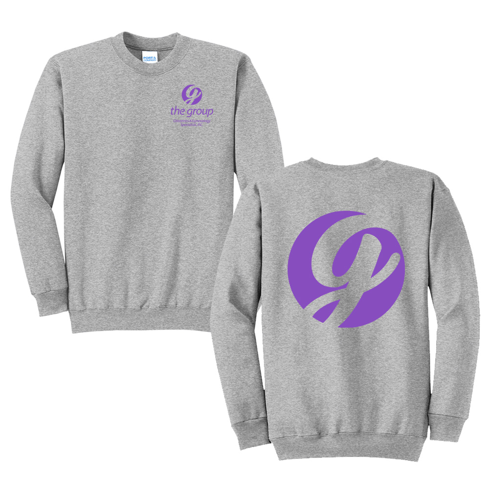 The Group Unisex Core Fleece Crewneck Sweatshirt-Athletic Heather