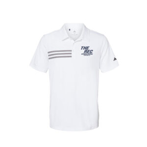 The Rec Adidas 3-Stipes chest polo men-White/Black