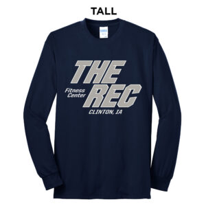 The Rec Tall Long Sleeve Cotton Tee-Navy