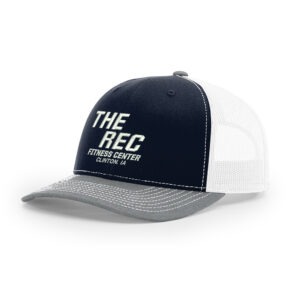 The Rec Richardson Pro Crown Mesh Back Adjustable back cap Tri Color-Navy/White/Heather Grey