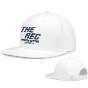 The Rec The Game Perforated GameChanger Snapback Cap-White