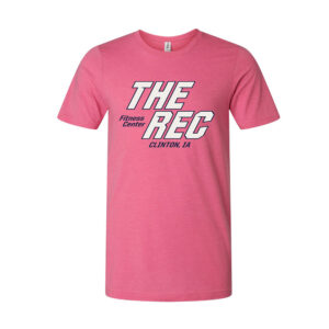 The Rec Unisex Premium Short Sleeve Tee-Heather Charity Pink