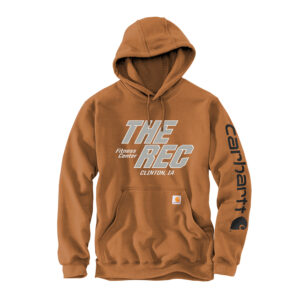 The Rec Carhartt Midweight Hooded Logo Sweatshirt-Carhartt Brown (M-2x)