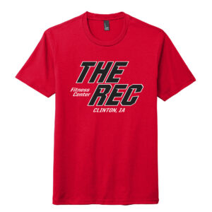 The Rec Unisex Triblend Short Sleeve Tee-Classic Red