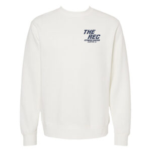 The Rec Unisex Independent Trading Midweight-Pigment Dyed crewneck sweatshirt-White