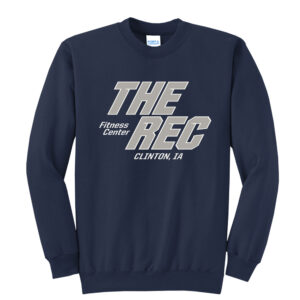 The Rec Unisex Fleece Crewneck Sweatshirt-Navy