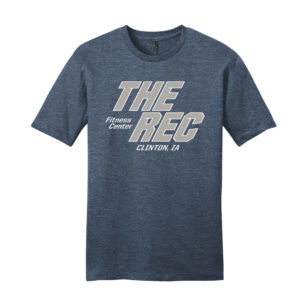 The Rec Unisex Premium Fashion Fit Short Sleeve Tee-Heather Navy