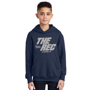 The Rec Youth Fleece Hooded Sweatshirt-Navy
