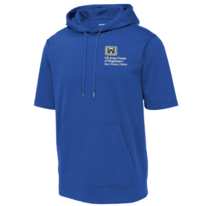 US Army Corps New Orleans Sport-Tek Sport-Wick Fleece Short Sleeve Hooded Pullover Adult-Royal