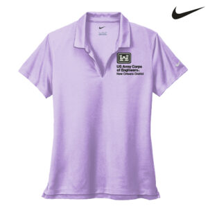 US Army Corps New Orleans Nike Ladies Dri-FIT Micro Pique 2.0 Polo-Urban Lilac