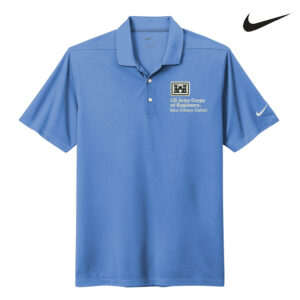US Army Corps New Orleans Nike Dri-FIT Micro Pique 2.0 Polo Men-Valor Blue