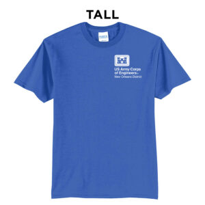 US Army Corps New Orleans Tall Short Sleeve Tee-Royal