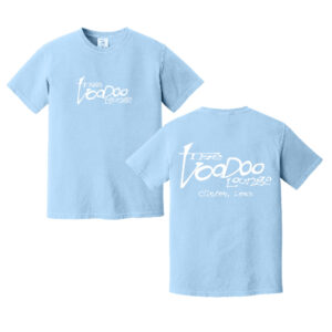 VooDoo Lounge Comfort Colors Pigment Dyed Short Sleeve Shirt Unisex-Hydrangea