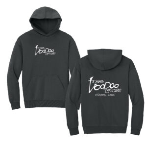 VooDoo Lounge District V.I.T. Heavyweight Fleece Hoodie-Charcoal