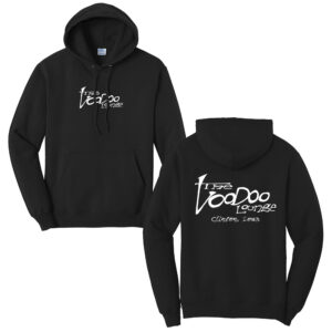 VooDoo Lounge Unisex Fleece Hooded Sweatshirt-Black
