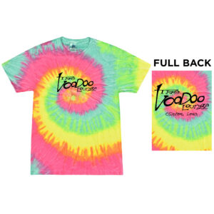 VooDoo Lounge Colortone Multi Color Tie Dyed T shirts-Minty Rainbow