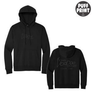 VooDoo Lounge Unisex Super Heavyweight Fleece Hoodie-Black