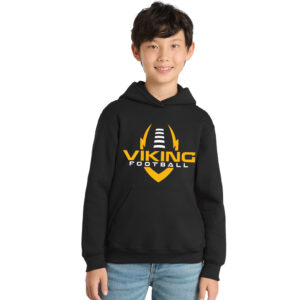 04. Vinton-Shellsburg YOUTH Core Fleece Hooded Sweatshirt – Black