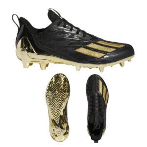 24. Vinton-Shellsburg Adidas Adizero 12.0 Football Cleat – Black/Gold