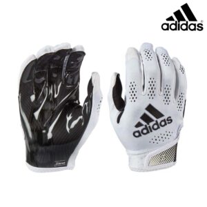 26. Vinton-Shellsburg Adidas Adizero 5-Star 11.0 Football Gloves- White/Black