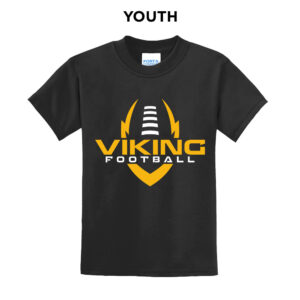 30. Vinton-Shellsburg YOUTH Unisex Short Sleeve Tee – Black
