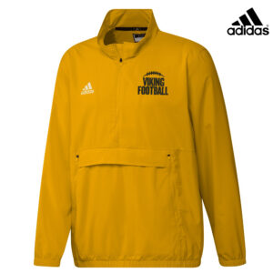 Viking Football Adidas Stadium 1/4 zip woven pullover – GOLD