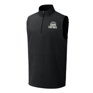 Viking Football Sport-Tek Repeat 1/2-Zip Vest Men-Black